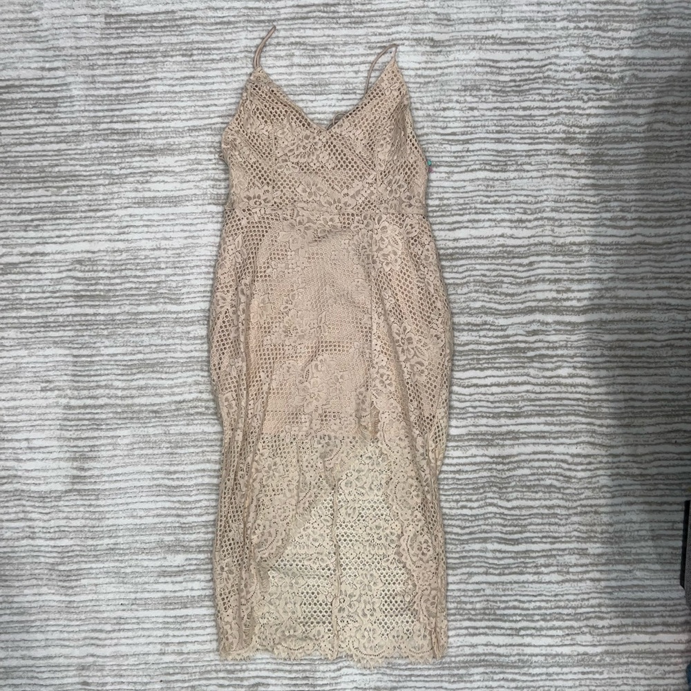 Nude Lace Dress